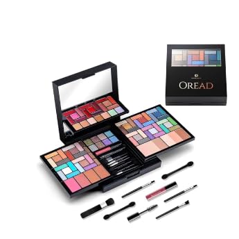 95-Color Makeup Kit for Women: Eyeshadows, Lipgloss, Powder, Bronzer, Blush & Applicators