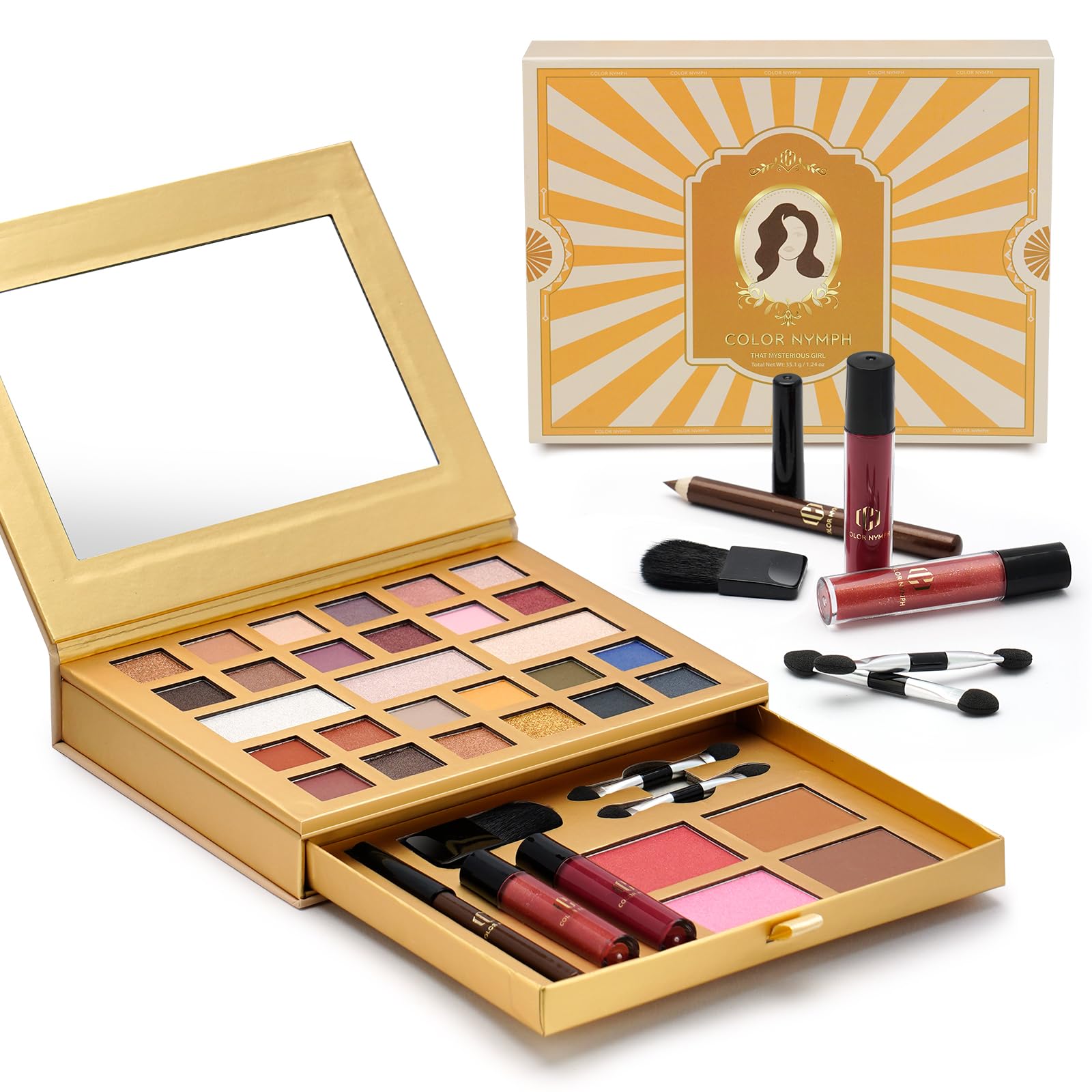 Ultimate Makeup Kit for Women, Teens & Beginners: 24 Eyeshadows, Lip Glosses & More