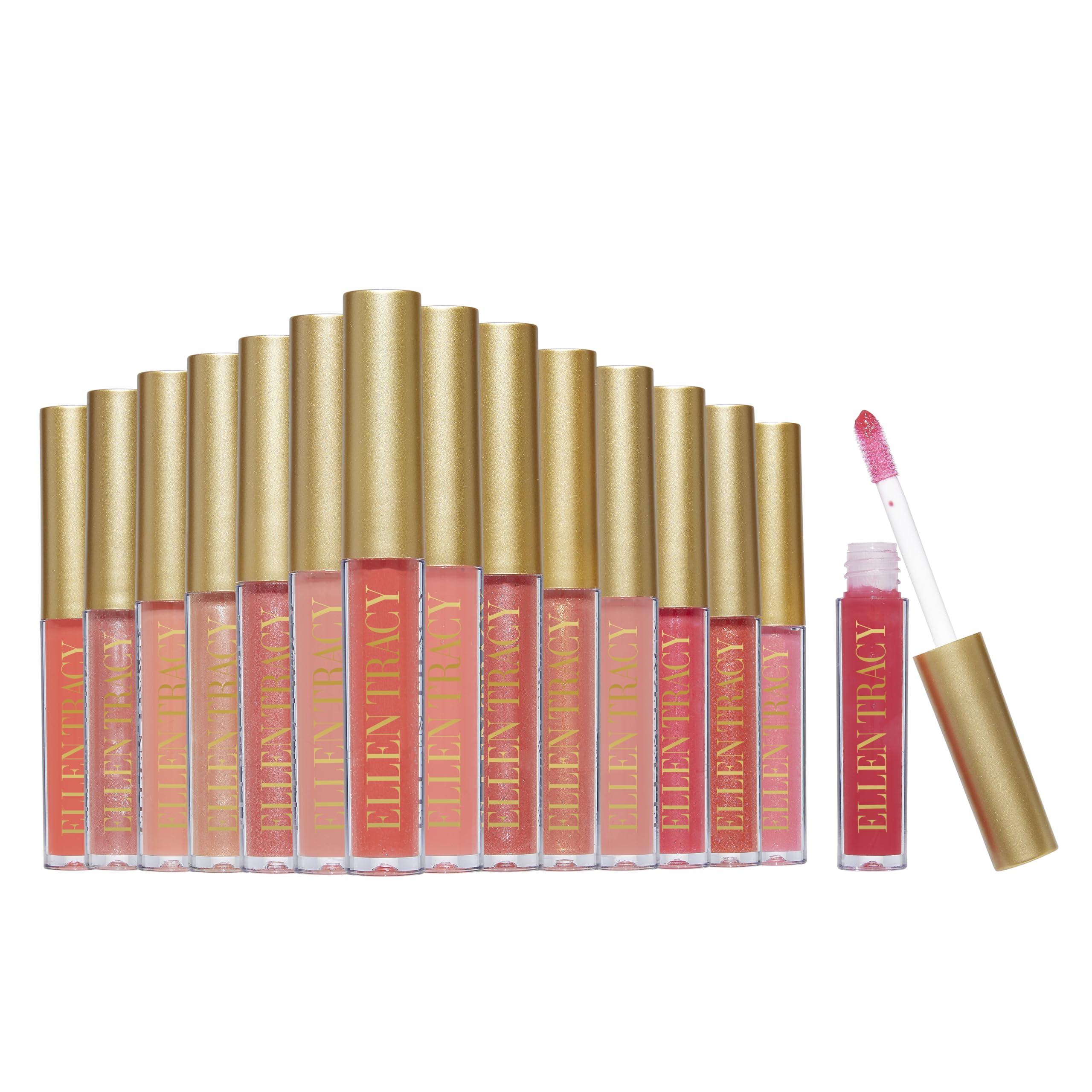 Ellen Tracy 15-Piece Embossed Lip Gloss Set