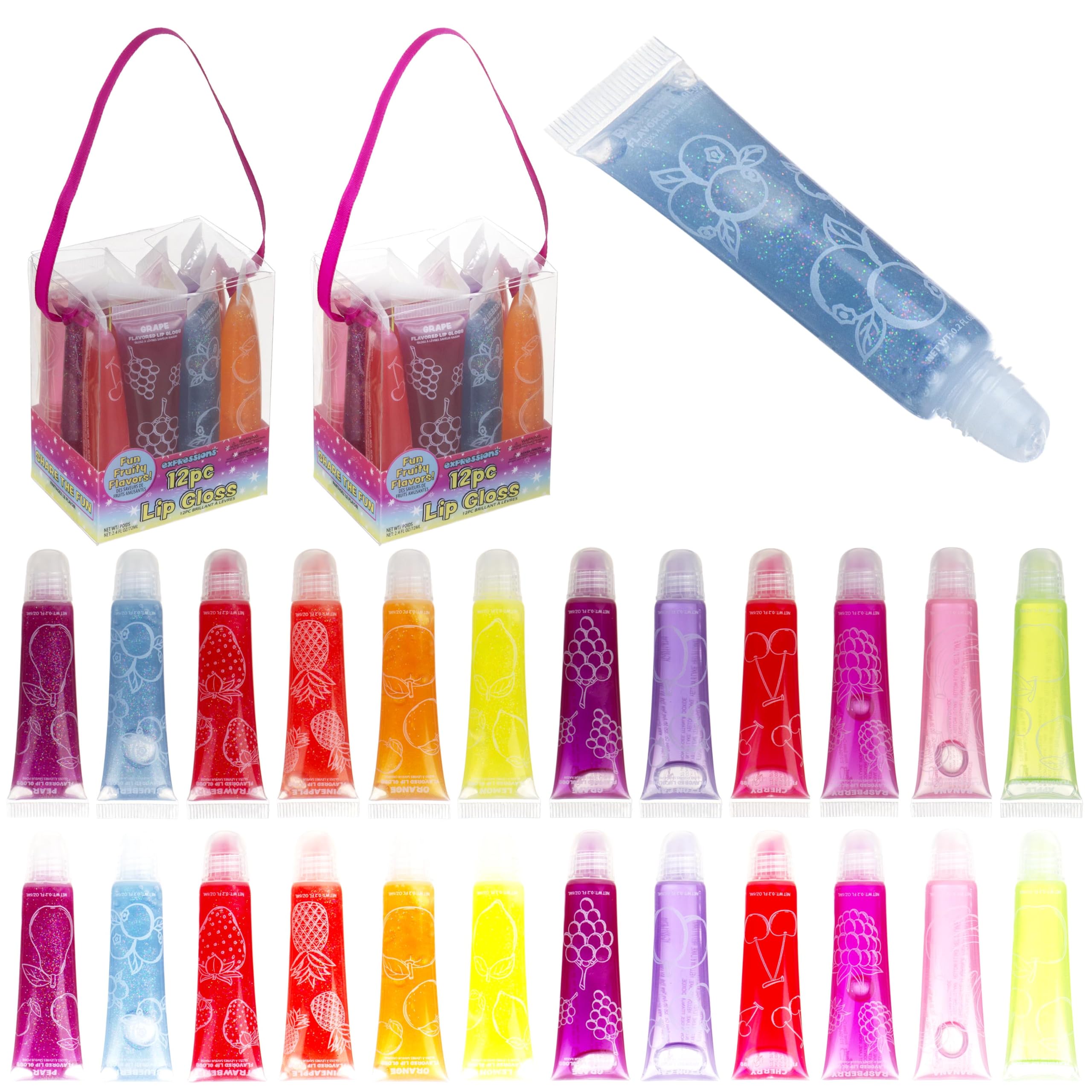 Kid-Friendly Fruit Flavored Lip Gloss Collection